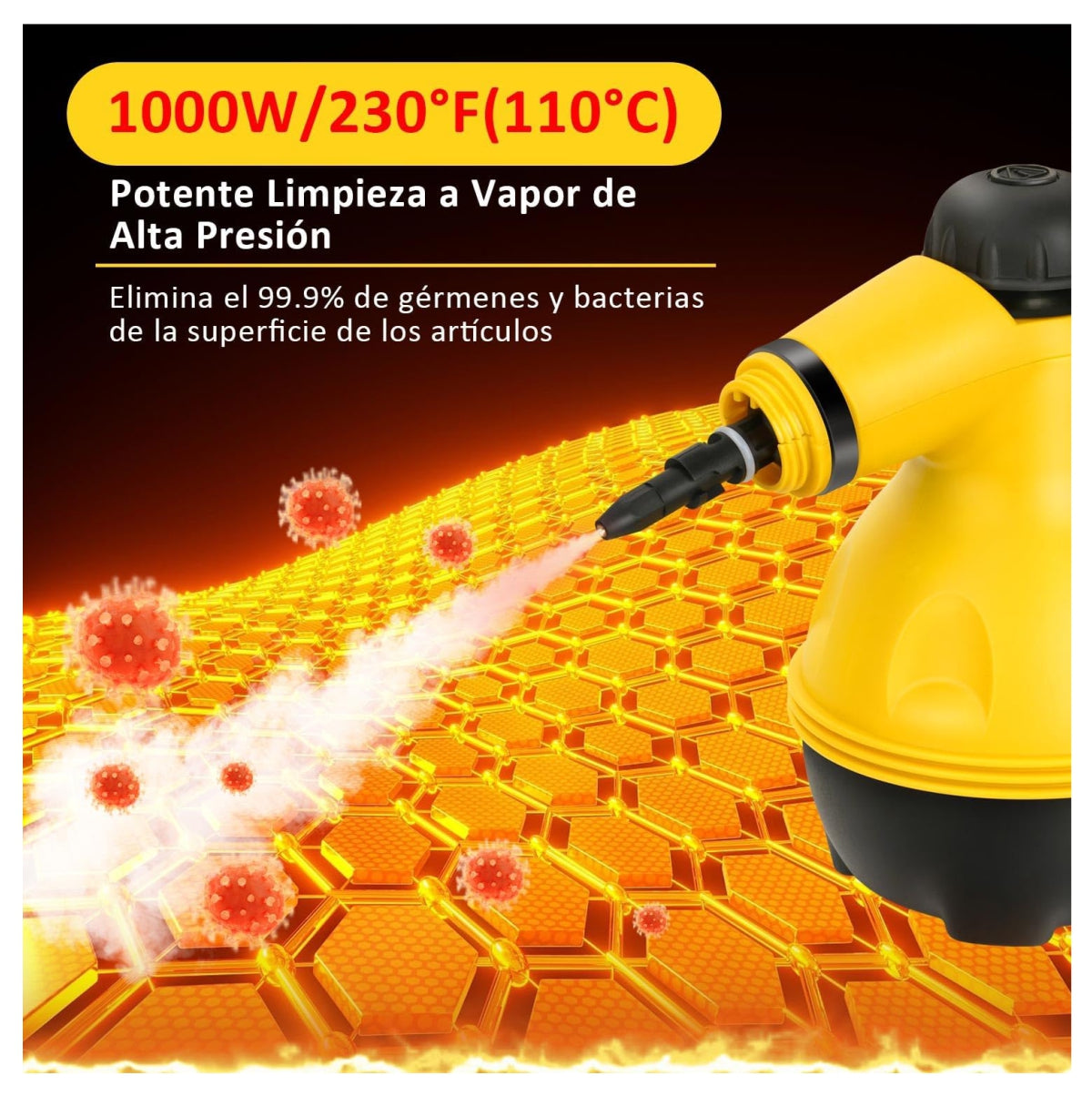 Pistola a Vapor Para limpieza + Accesorios + Envio gratis